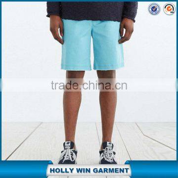 China Manufacture Wholesale Light Blue Cargo Shorts for Men photo-1