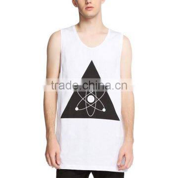 New Arrival White Letters Printed Vest for Men