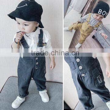 S17652A Boys Overalls Autumn Spring Children's Pants