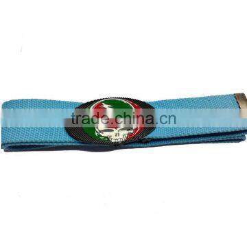 Fiber Belts, Braided Webbing Belt, Bule Canvas Belt