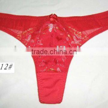 Cute & Sexy Pink Panties 2016 New Design Sexy Lace Cheeky Girl's Lingerie photo-5