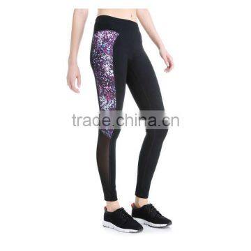 2017 Custom High Quality Floral Printing Yoga Clothing Sets for Women photo-5
