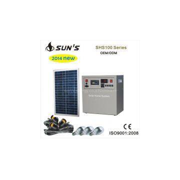 2015 New Products Solar Home System 50W 80W 100W With Solar Fans