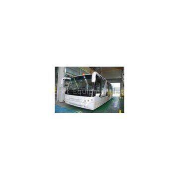 Aluminium Body 24 Seat Airport Shuttle Buses , 4 Stroke Diesel Engine Bus