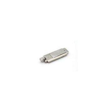 Silver Metallic Swivel USB Flash Drive 1GB , USB Storage Device