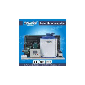 PLC And Touch Screen Flake Ice Machine Maker 5T/24hrs