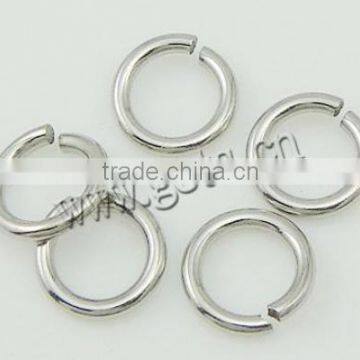 New Machine Cut Stainless Steel Jump Ring 316 Stainless Steel original un color 5.3x0.9mm jump rings