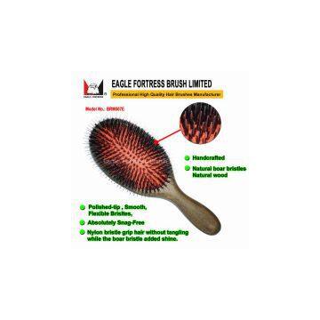 Oval Paddle Wooden Brush Porcupine Style