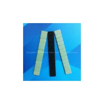 Plastic coated Fe adhesive wheel balancing weight