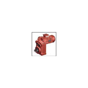 F series parallel shaft helical gearmotor