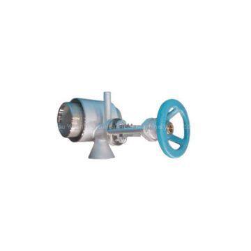 Jacketed discharge valve