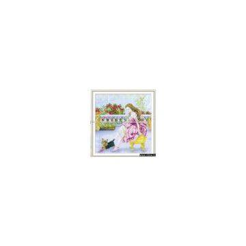 fashion cross-stitch, cross-stitch kit, handmade cross-stitch