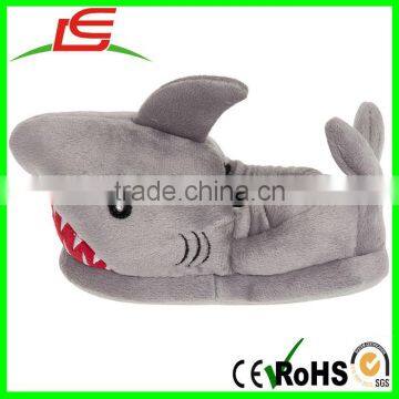 Wholesale Novelty Boys Light-Up Eyes Shark Plush Slipper photo-2
