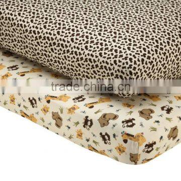 100% Cotton Printed Bedding/fitted Crib Sheet/bed Sheet photo-2