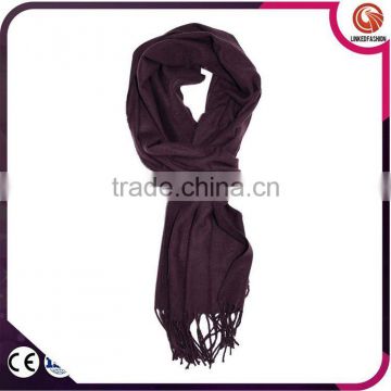 Cotton modal hot sale scarf with metallic border