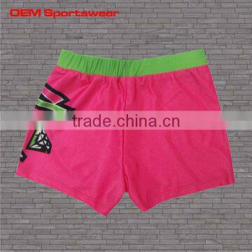 Exercise sublimation Cheerleading Hot Pants for sale