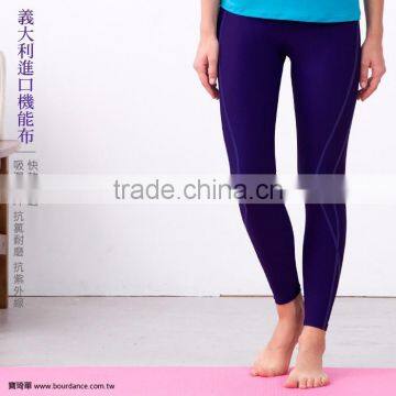 Fitness wear coverstitch women fitness leggings