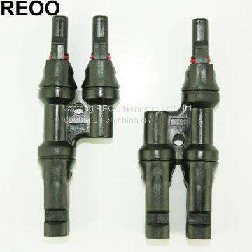 REOO T Branch Female and Male Connectors MC4 Solar Connector