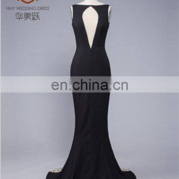 Best Selling Real Photos Sexy ZZ-E0014 See Through Sleeveless Heavy Beaded Dress