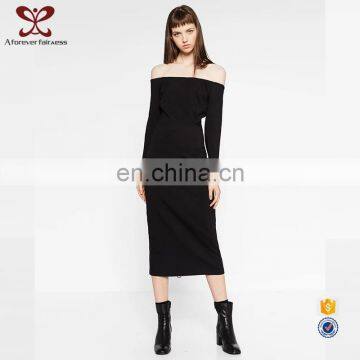 New Design Women Back Zipper Dress Long Bodycon Dress 2016 Women