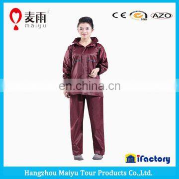 Maiyu Women Fashion Clear Thick Pvc Raincoat photo-5
