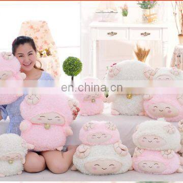 HI CE Wholesale high quality soft plush white cute stuffed animal lamb for kids with low moq