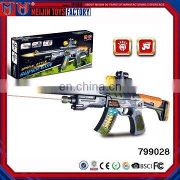 2017 B/O gun toy with light and sound electronic toy gun for kids