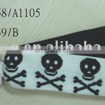 skull print accessories/skull chain/skull hair warp/skull belt