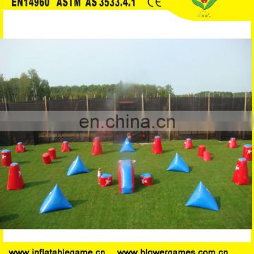 Best selling commercial inflatable bunkers paintball for rental