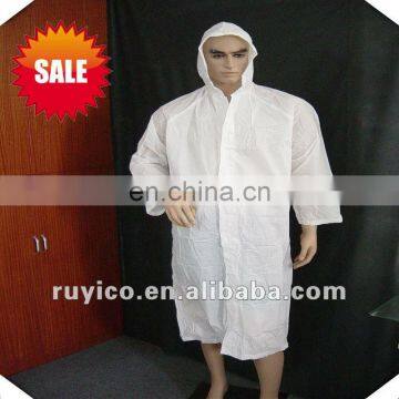 disposable 100% waterproof polythene poncho logo available for outdoor