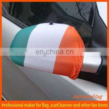 polyester car ireland flag mirror cover