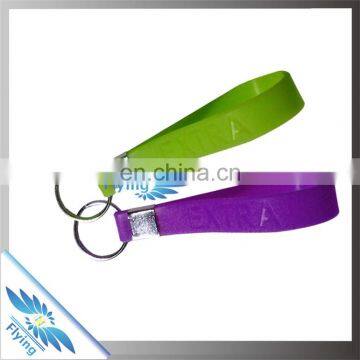 custom silicone keyring, silicone keychain, silicone key holder for sales with printed logo