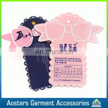 Custom Hot Sale Design Fashion Perforated Hang Tags for Jeans photo-6