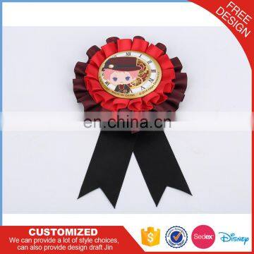 Wholesale Handmade Award Ribbon Rosette Made in China photo-6