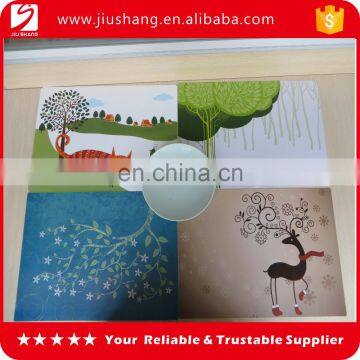 Custom cheap rectangular pvc restaurant table mat with factory direct supply