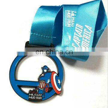 Rose Gold Painted Pink Color Women Marathon Medal photo-3