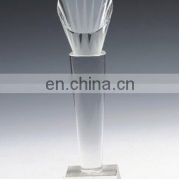 New arrival beautiful crystal diamond shape trophy for wedding souvenirs