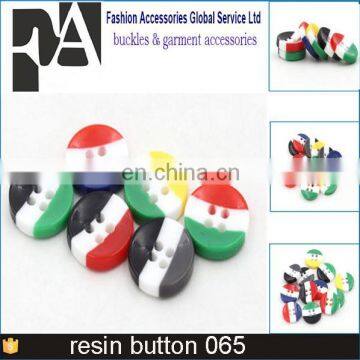 China Hangzhou Custom Colorful large size Resin Shirt Buttons