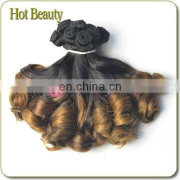 2014 New style 7A tangle free mixed color hair weave