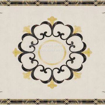 Waterjet Marble Mosaic Floor Waterjet Medallion photo-2