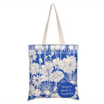 Reusable Organic Cotton Grocery Shopping Tote Bag