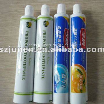 Wholesale Aluminum Plastic Empty Toothpaste Tube