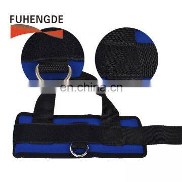 Durable and Lightweight  Premium Nylon Webbing and Neoprene Ankle Straps for Cable Machines