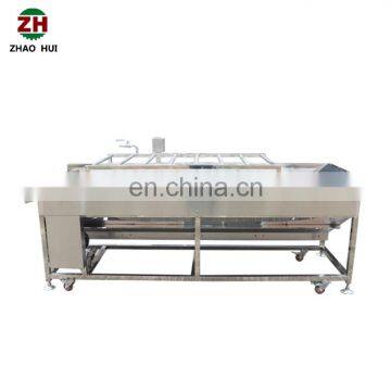 Industrial Automatic Red Bell Pepper Onion Tomato Vegetable Brush Roll Washing Machine for Sale photo-3