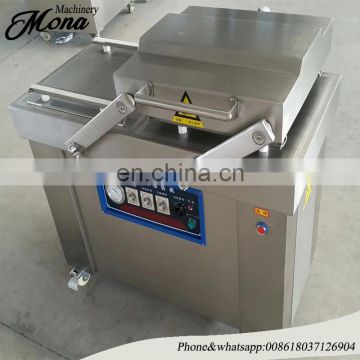 Automatic with nitrogen gas flush double chamber vacuum package machine