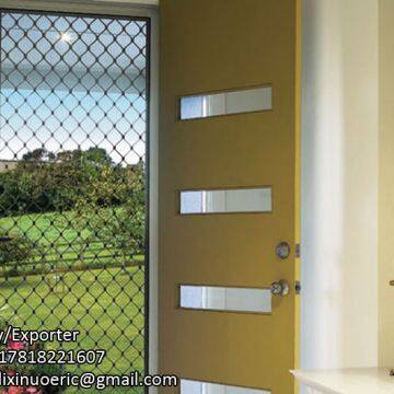 Professional manufacturer high quality security aluminium door grill diamond amplimesh window grille