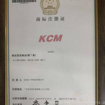 Trademark registration certificate