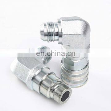 Factory direct supply iso16028 flat face coupler quick connect hydraulic hose coupling