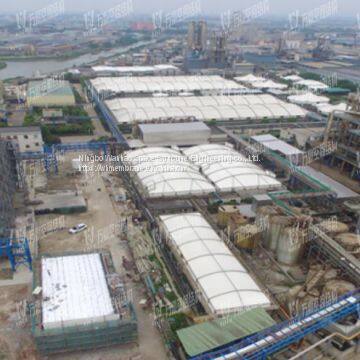 Chemical Sewage Pool Canopy Membrane Structure Project photo-2