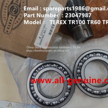 TEREX 23047987 BEARING TR100 TR70 TR60 TR70 MT4400AC OFF HIGHWAY RIGID DUMP TRUCK MINING HAULER TRANSMISSION